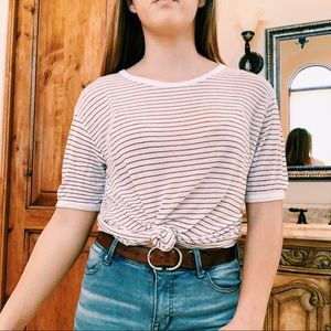 Brandy Melville Striped Tee